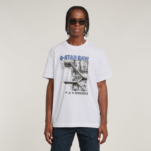T-shirt Stairs Graphic Loose - s - G-Star RAW - Modalova