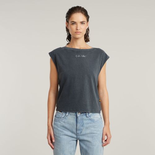 Haut Mini G-Script Logo Overdyed - s - G-Star RAW - Modalova