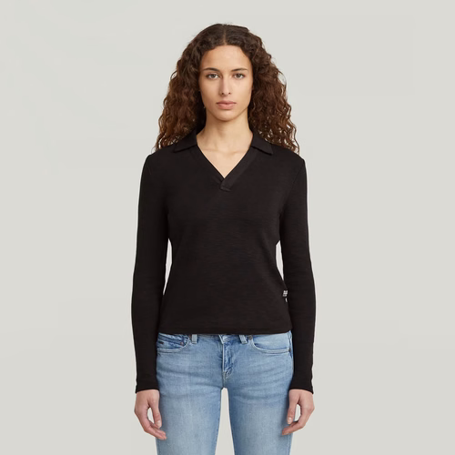 Haut Polo Slim - Noir - Femmes - G-Star RAW - Modalova