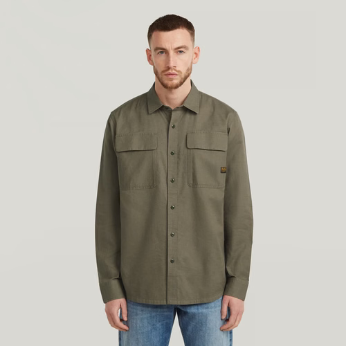 Chemise CPO Regular - Brun - Hommes - G-Star RAW - Modalova