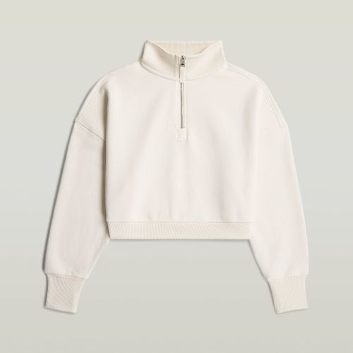 Sweat Cropped Half Zip Loose - s - G-Star RAW - Modalova