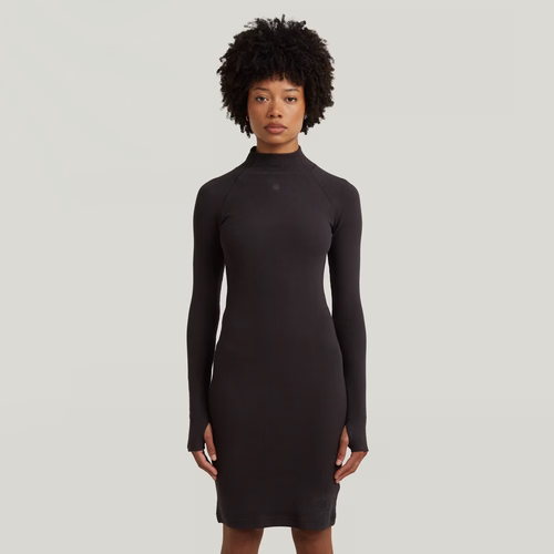 Robe Rib Slim - Noir - Femmes - G-Star RAW - Modalova
