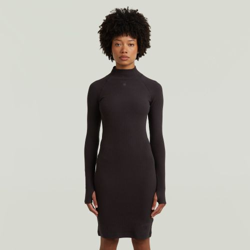 Robe Rib Slim - Noir - Femmes - G-Star RAW - Modalova