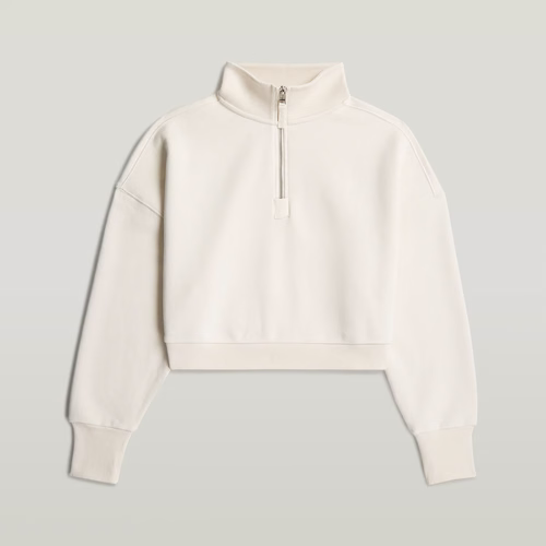 Sweat Cropped Half Zip Loose - s - G-Star RAW - Modalova