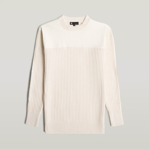 Pull Army Ribbed - Beige - Hommes - G-Star RAW - Modalova