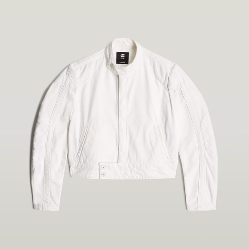 Veste Short Moto - Blanc - Femmes - G-Star RAW - Modalova