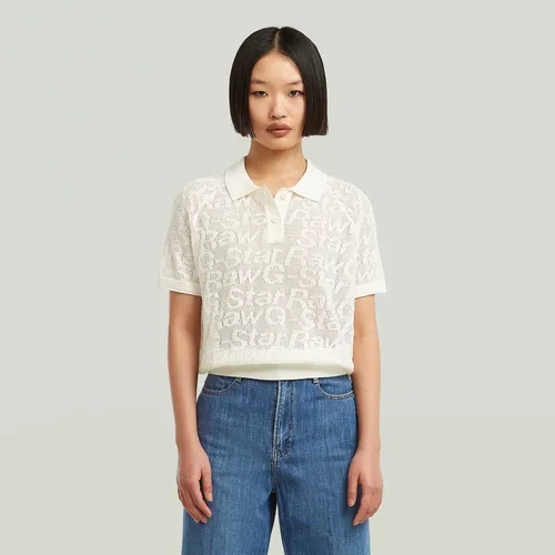Polo En Maille Léger Pointelle - s - G-Star RAW - Modalova