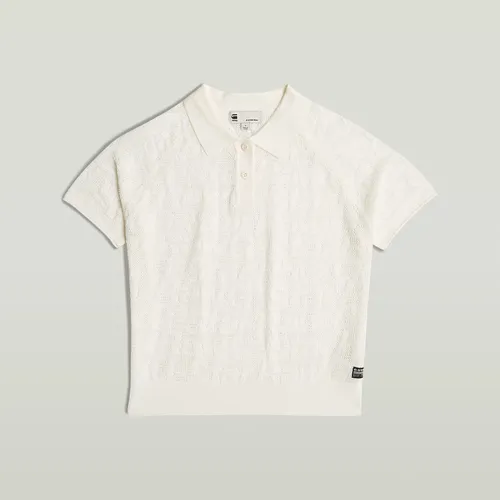 Polo En Maille Léger Pointelle - s - G-Star RAW - Modalova