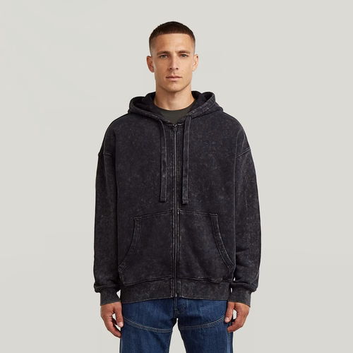 Sweat à capuche Washed Loose Full Zip - s - G-Star RAW - Modalova