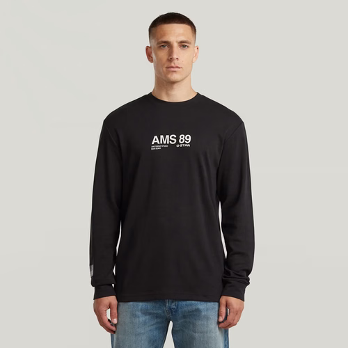 T-Shirt Ams 89 - Noir - Hommes - G-Star RAW - Modalova