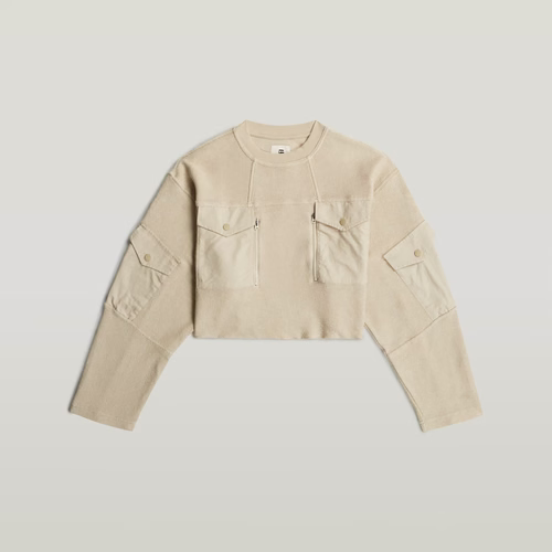 Sweat Multi Pocket Mix Loose Cropped - s - G-Star RAW - Modalova