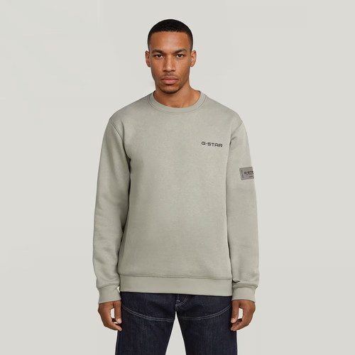 Sweat Round Neck - Gris - Hommes - G-Star RAW - Modalova