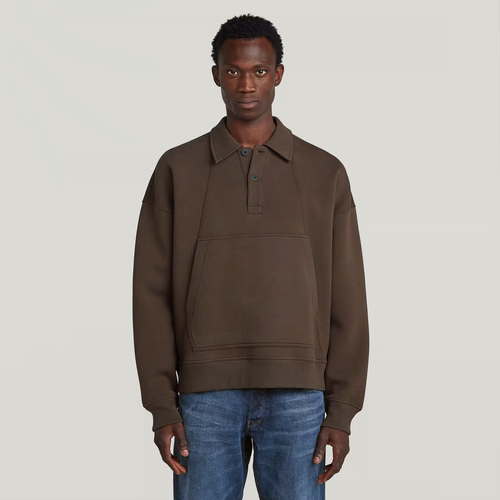 Sweat Polo Collar Loose - s - G-Star RAW - Modalova