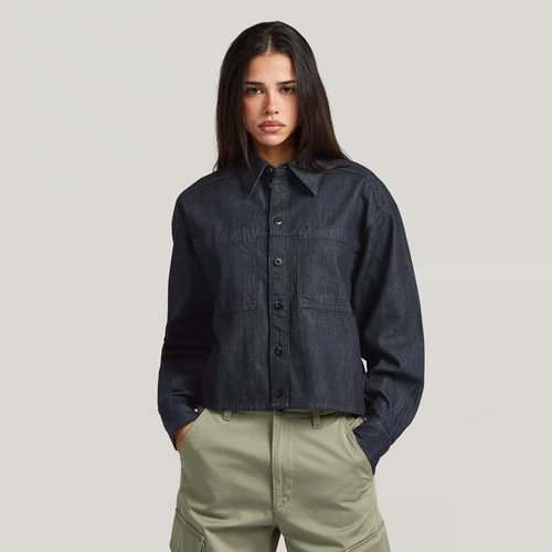 Chemise Cropped Relaxed - s - G-Star RAW - Modalova