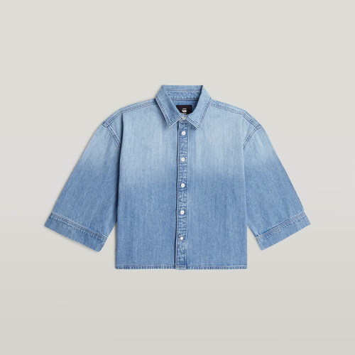 Chemise Boxy - Bleu moyen - Femmes - G-Star RAW - Modalova