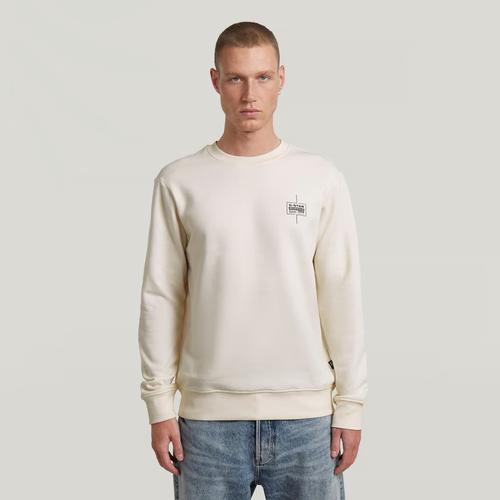 Sweat Logo - Beige - Hommes - G-Star RAW - Modalova