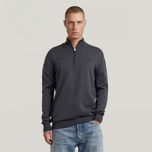 Pull Half Zip Knit - Gris - Hommes - G-Star RAW - Modalova