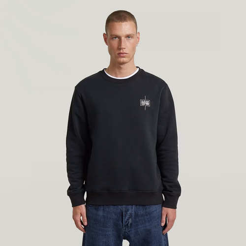 Sweat Logo - Noir - Hommes - G-Star RAW - Modalova