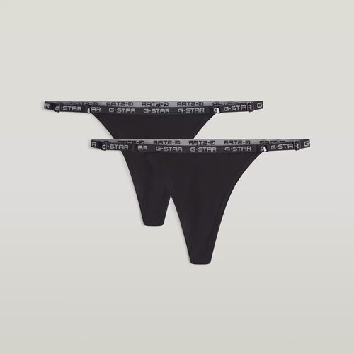 Lot de 2 G-Strings - Noir - Femmes - G-Star RAW - Modalova