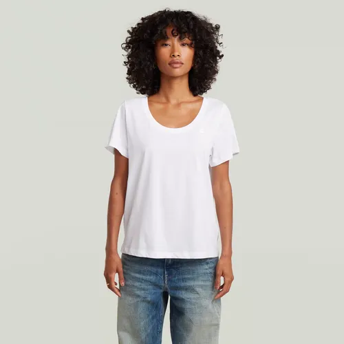 T-shirt Scoop Neck - Blanc - Femmes - G-Star RAW - Modalova