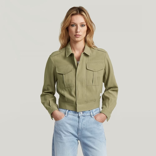 Veste Officer Short - Vert - Femmes - G-Star RAW - Modalova