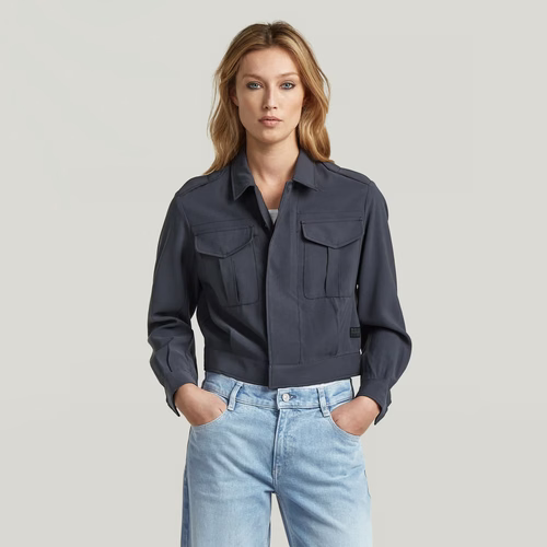 Veste Officer Short - Gris - Femmes - G-Star RAW - Modalova
