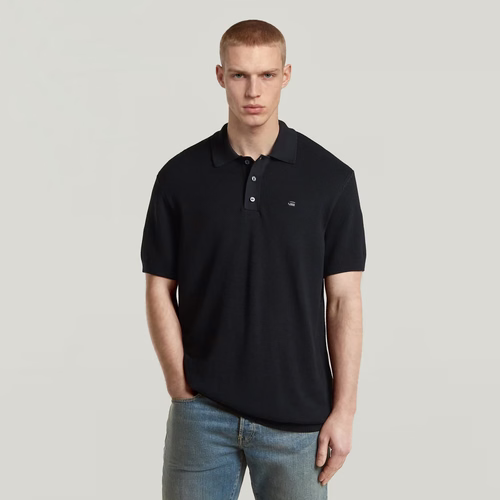 Polo Knitted - Noir - Hommes - G-Star RAW - Modalova