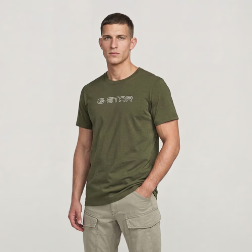 T-Shirt G-STAR Slim - Vert - Hommes - G-Star RAW - Modalova