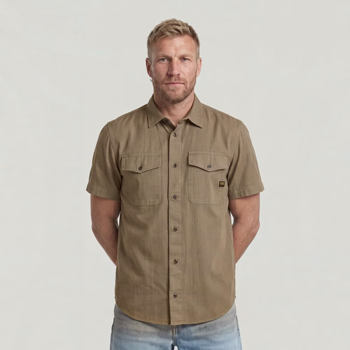 Chemise Marine Slim - Brun - Hommes - G-Star RAW - Modalova