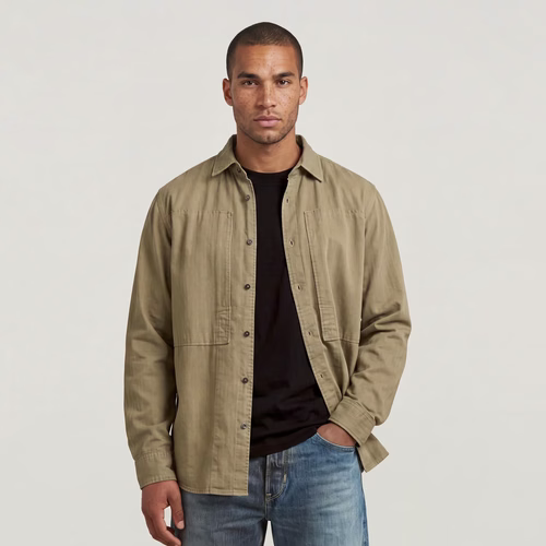 Chemise Panelled Pocket Regular - s - G-Star RAW - Modalova