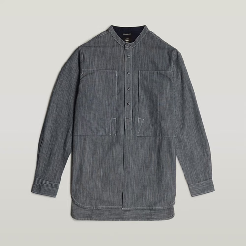 Chemise Stand Collar Rollup Relaxed - s - G-Star RAW - Modalova