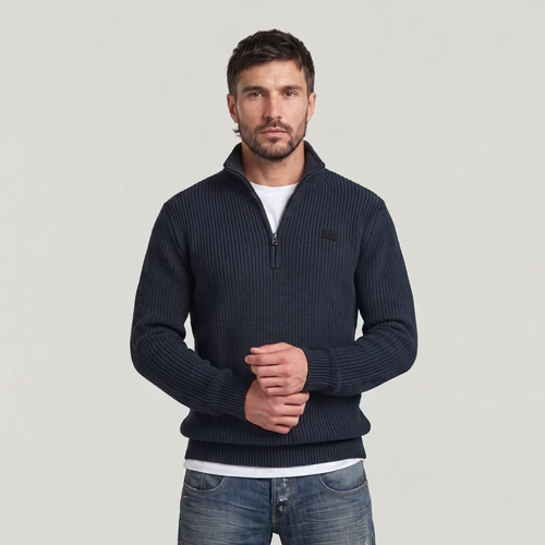 Pull Double Collar Half Zip - s - G-Star RAW - Modalova