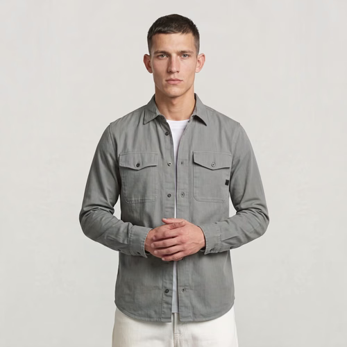 Chemise Marine Slim - Gris - Hommes - G-Star RAW - Modalova
