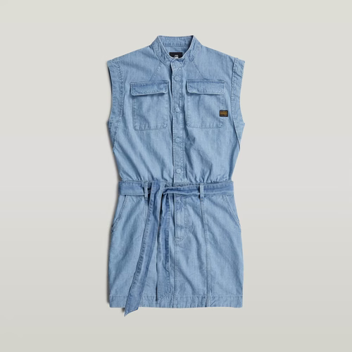 Robe Pocket - Bleu clair - Femmes - G-Star RAW - Modalova