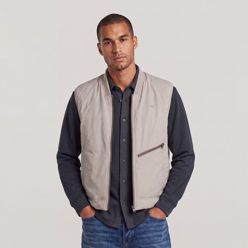 Gilet Lightweight - Beige - Hommes - G-Star RAW - Modalova