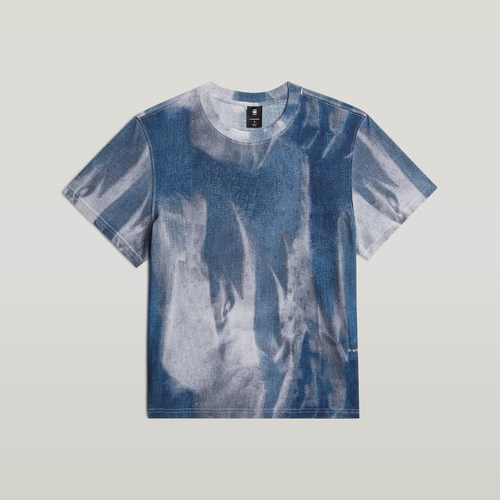 T-shirt Denim Print - s - G-Star RAW - Modalova