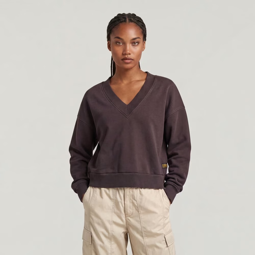 Sweat Washed Loose V - s - G-Star RAW - Modalova