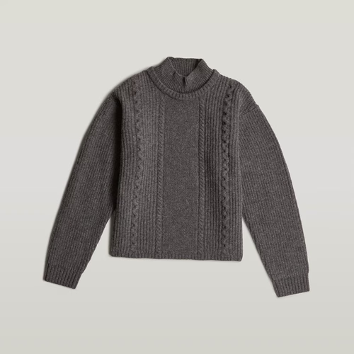 Tricot Cable Double Collar - s - G-Star RAW - Modalova