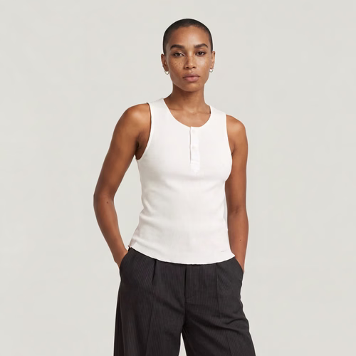 T-shirt Slim Henley Tank - s - G-Star RAW - Modalova