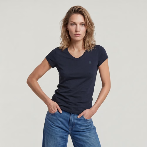 Haut Eyben Slim V-Neck 2.0 - s - G-Star RAW - Modalova