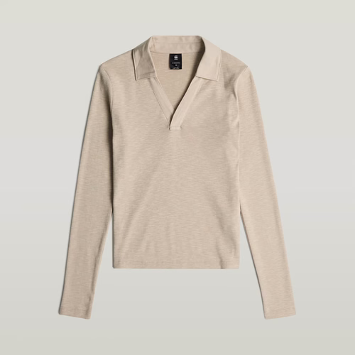 Haut Polo Slim - Beige - Femmes - G-Star RAW - Modalova