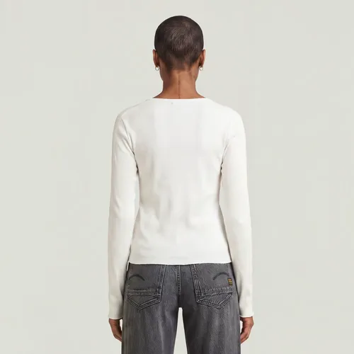T-shirt Slim Henley Long Sleeve - s - G-Star RAW - Modalova