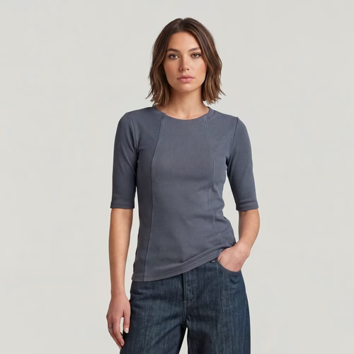 T-shirt Washed A-Line Slim Rib - s - G-Star RAW - Modalova
