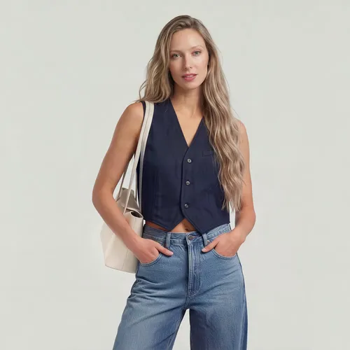 Gilet Denim - Bleu foncé - Femmes - G-Star RAW - Modalova
