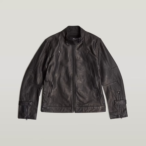 Veste Biker Leather - Noir - Hommes - G-Star RAW - Modalova