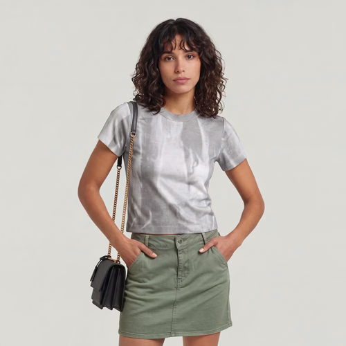 T-shirt Slim Rib AOP - s - G-Star RAW - Modalova