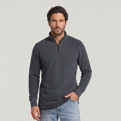 T-Shirt à Manches Longues Overdyed Half Zip - s - G-Star RAW - Modalova