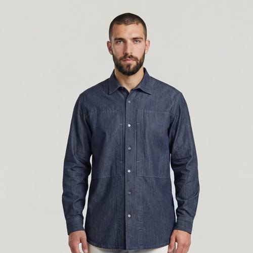 Chemise Panelled Pocket Regular - s - G-Star RAW - Modalova