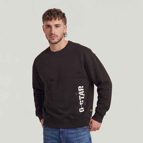 Sweat Sprayed 89 Graphic Loose - s - G-Star RAW - Modalova