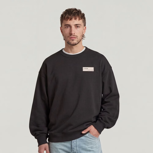 Sweat HB Badge - Noir - Hommes - G-Star RAW - Modalova